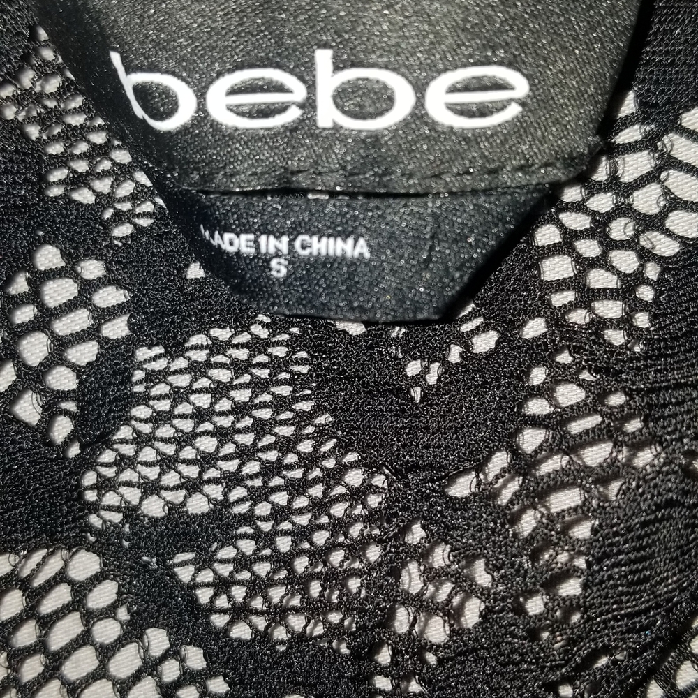 Bebe short black dress